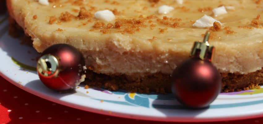 Cheesecake de fête aux spéculoos
