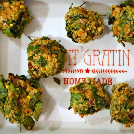 falafels pois chiches épinards