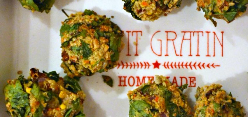 falafels pois chiches épinards