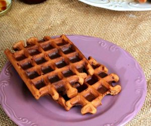 gaufres véganes aux graines de chia