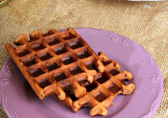 gaufres véganes aux graines de chia