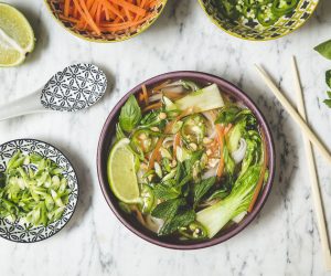 soupe pho veggie