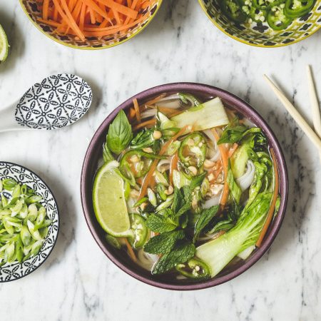 soupe pho veggie