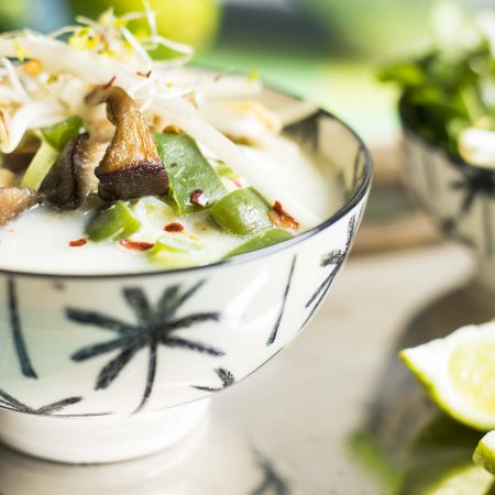 Soupe Tom Yam au lait de coco
