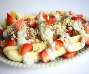 banana split cru vegan