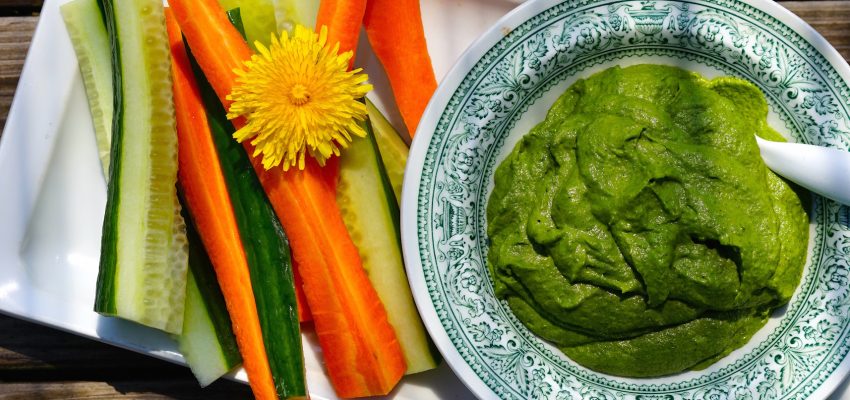 Sauce verte aux noix de cajou