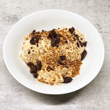 Glace banane végétale au beurre de cacahuète