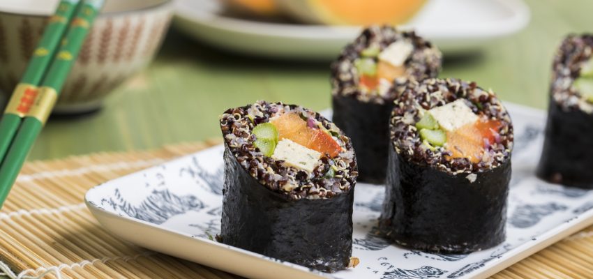 Maki quinoa noir avocat