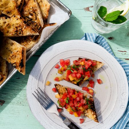 recette bruschetta tomate vegan