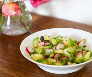Salade de légumes de printemps