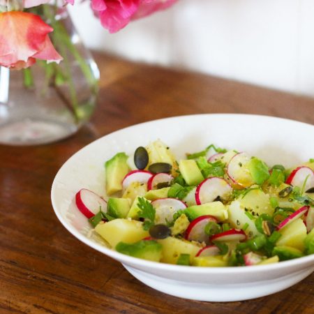 Salade de légumes de printemps
