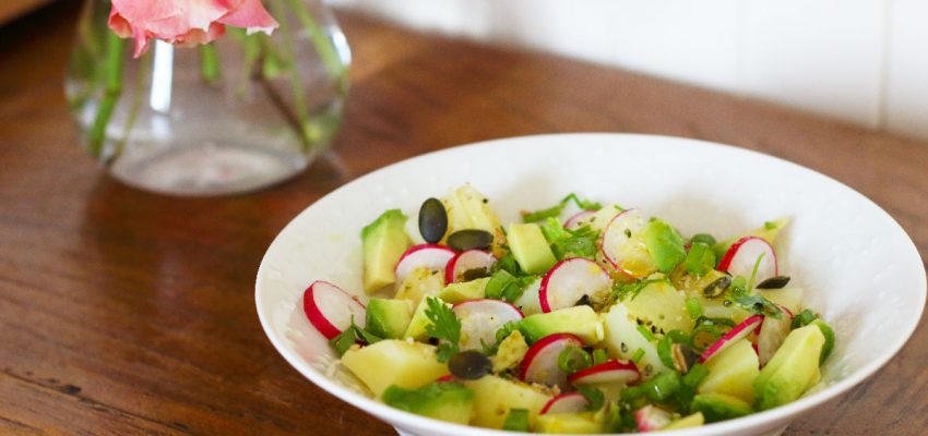 Salade de légumes de printemps