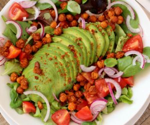 Salade de pois chiches rôtis au paprika