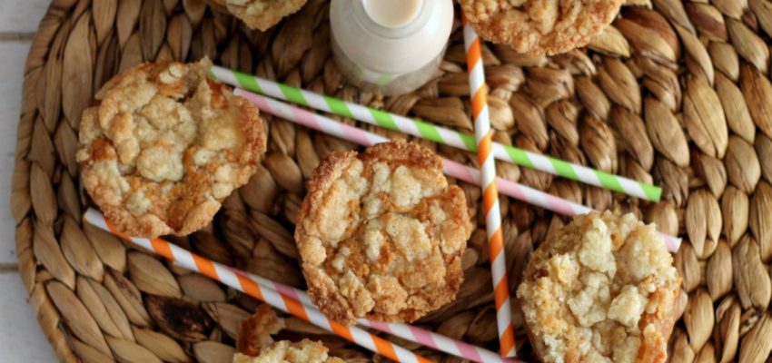 Muffins pomme/poire façon crumble