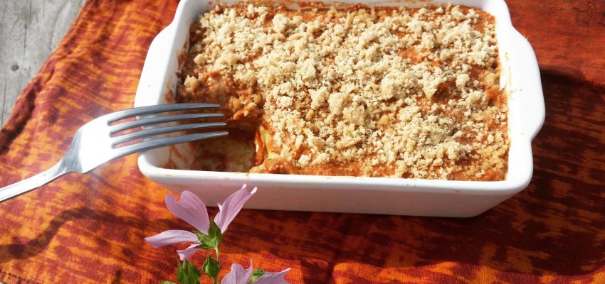 lasagnes crues végétales