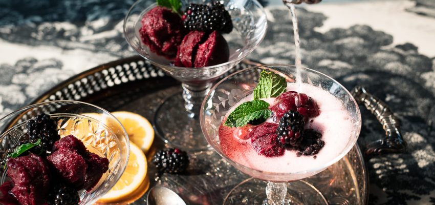 Recette sorbet mûre cassis