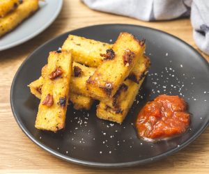 frite polenta tomate maison végétal