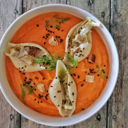 conchiglioni farcies vegan