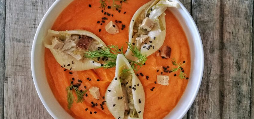 conchiglioni farcies vegan