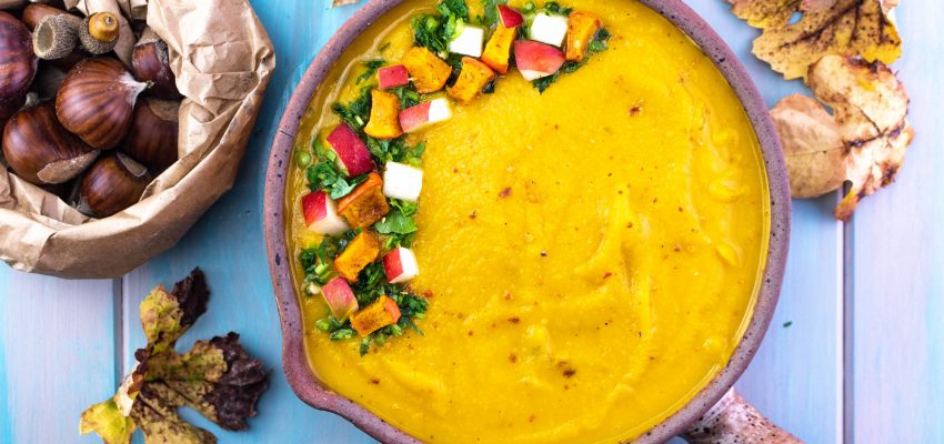 Soupe de potimarron aux épices Vadouvan