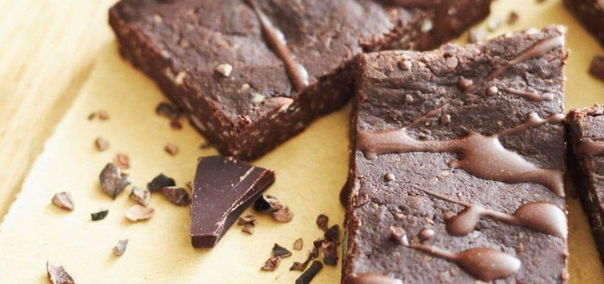 Brownie cru et 100% végétal