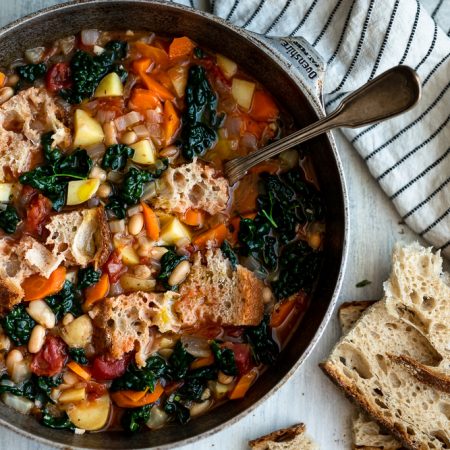 Ribollita toscane vegan vegetal