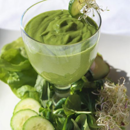 Gaspacho vert au concombre