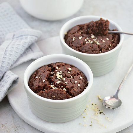 Moelleux vapeur au chocolat et chanvre