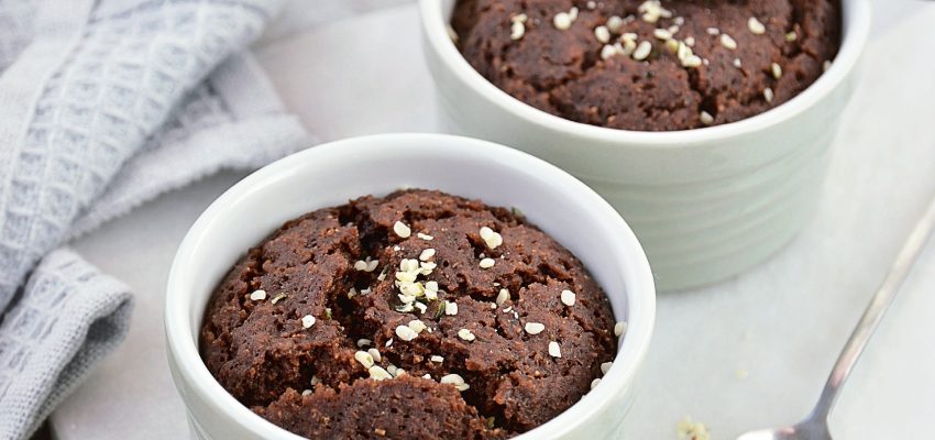 Moelleux vapeur au chocolat et chanvre