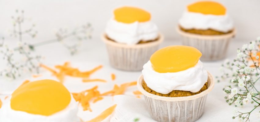 Muffins aux pêches
