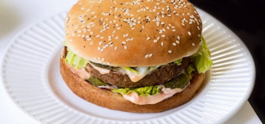 Hamburger sans&nbsp;soja