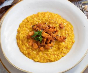 Risotto safran courge