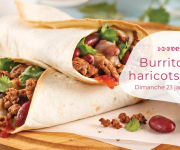 Burritos aux haricots rouges