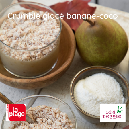 crumble glacé coco banane