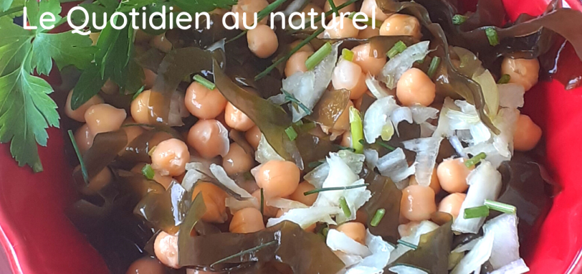salade algues pois chiches