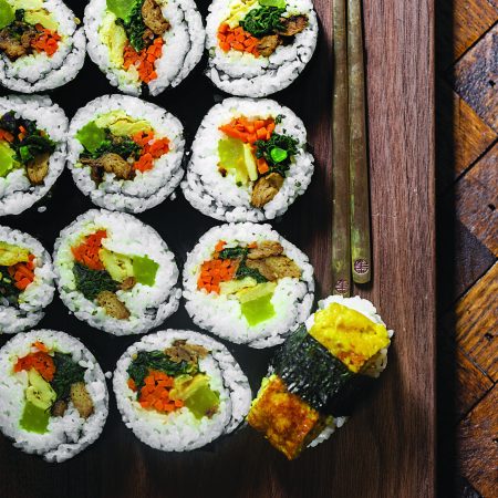 Rouleaux de riz aux algues