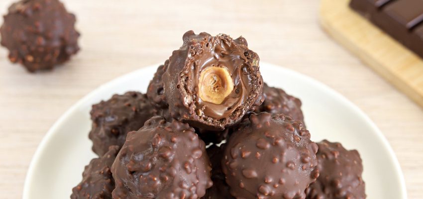 Rochers choco-noisette