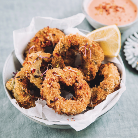 Beignets de champignons façon calamars frits