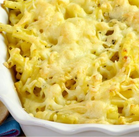 Gratin de pâtes à la truffe